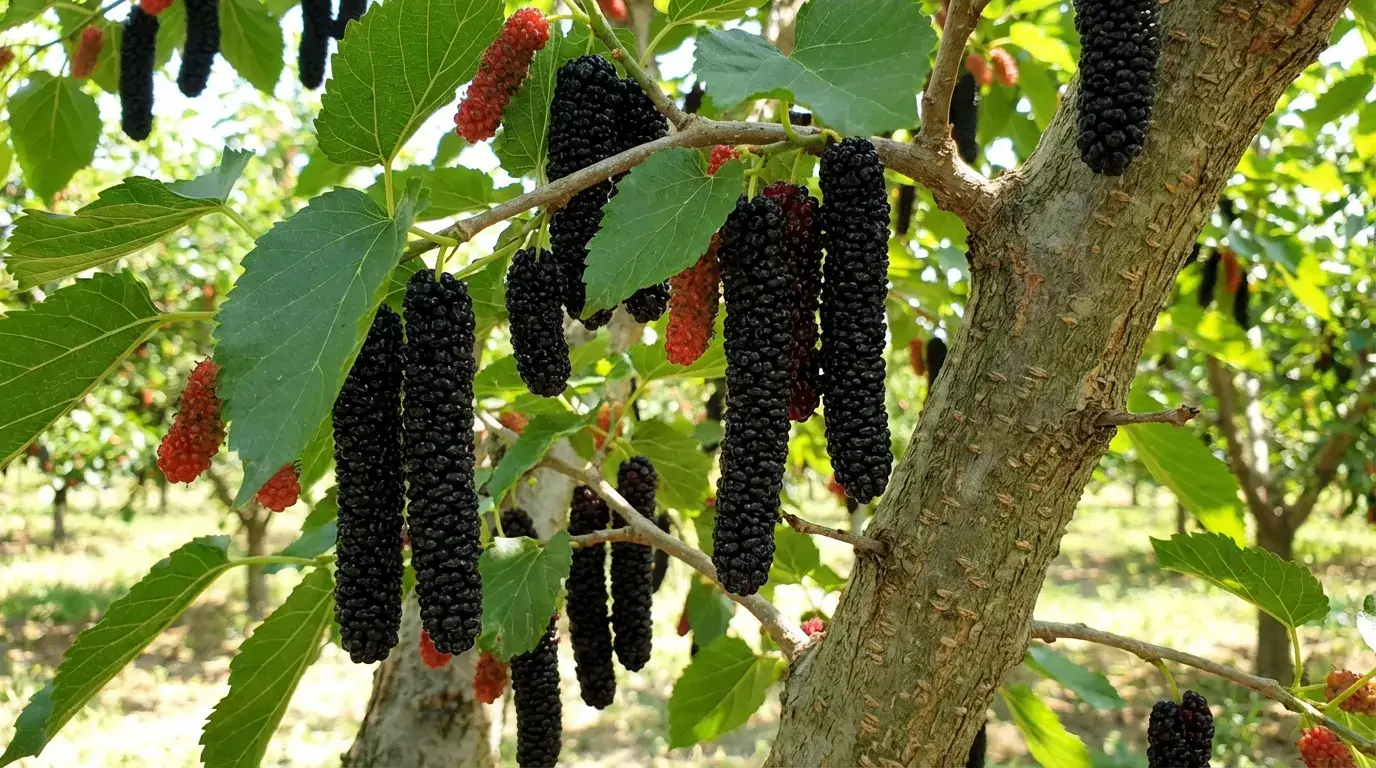 Плоди шовковиці Чорний Дракон